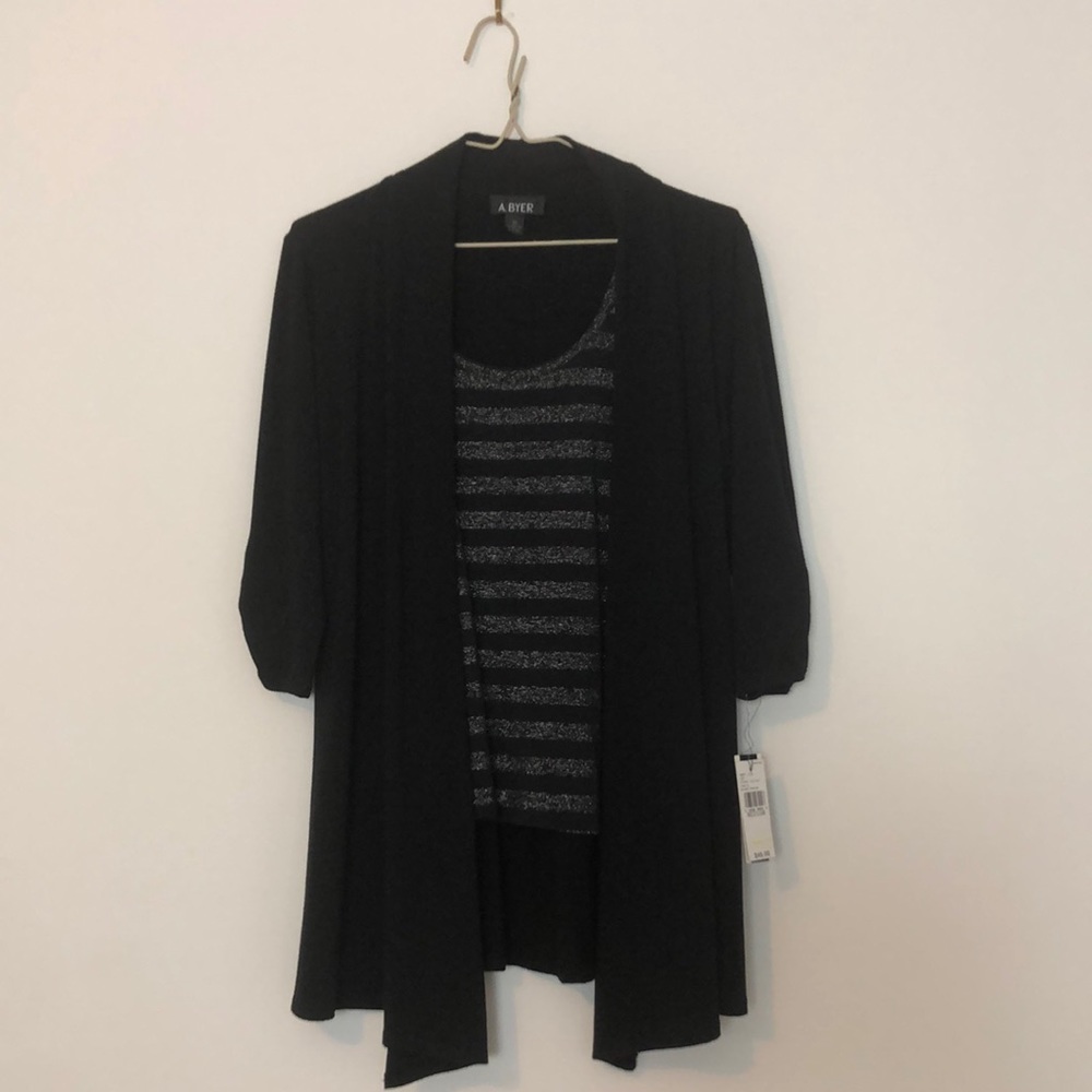 A. Byer Blouse and light Jacket Set